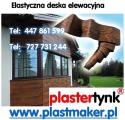 Elastyczne deski elewacyjne PlasterTynk ,imitacja drewna