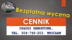 Remont łazienki, skucie kafli, tel. 504-746-203, Wrocław. Cennik usługi  Skuwanie, czyli usunięc