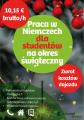 Praca dla studentów/uczniów na okres świąteczny