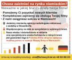 Chcesz zaistnieć na rynku niemieckim? - Koniecznie sprawdź!!!