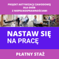 Stażysta w projekcie: Nastaw się na pracę