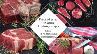 Prace produkcyjne przy mięsie w Holandii