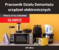 Pracownik Działu Demontażu urządzeń elektronicznych