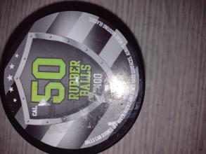 Rubber Balls cal.50 kule gumowe do pistoletu CO2 -nowe!