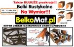 Maskownice na wymiar, drewnopodobne belki styropianowe/ BelkoMat imitacja drewna