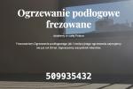 Frezowanie pod ogrzewanie podłogowe