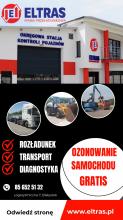 BADANIA TECHNICZNE NAPRAWA <font class="search">transport</font> CIĘŻAROWY ROZŁADUNEK ELTRAS