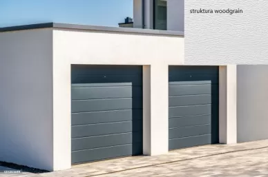 Brama segmentowa 2500x2000 mm | Grupa Twardowski | Antracyt | Z napędem | Ekonomiczna alternatywa dla uchylnej